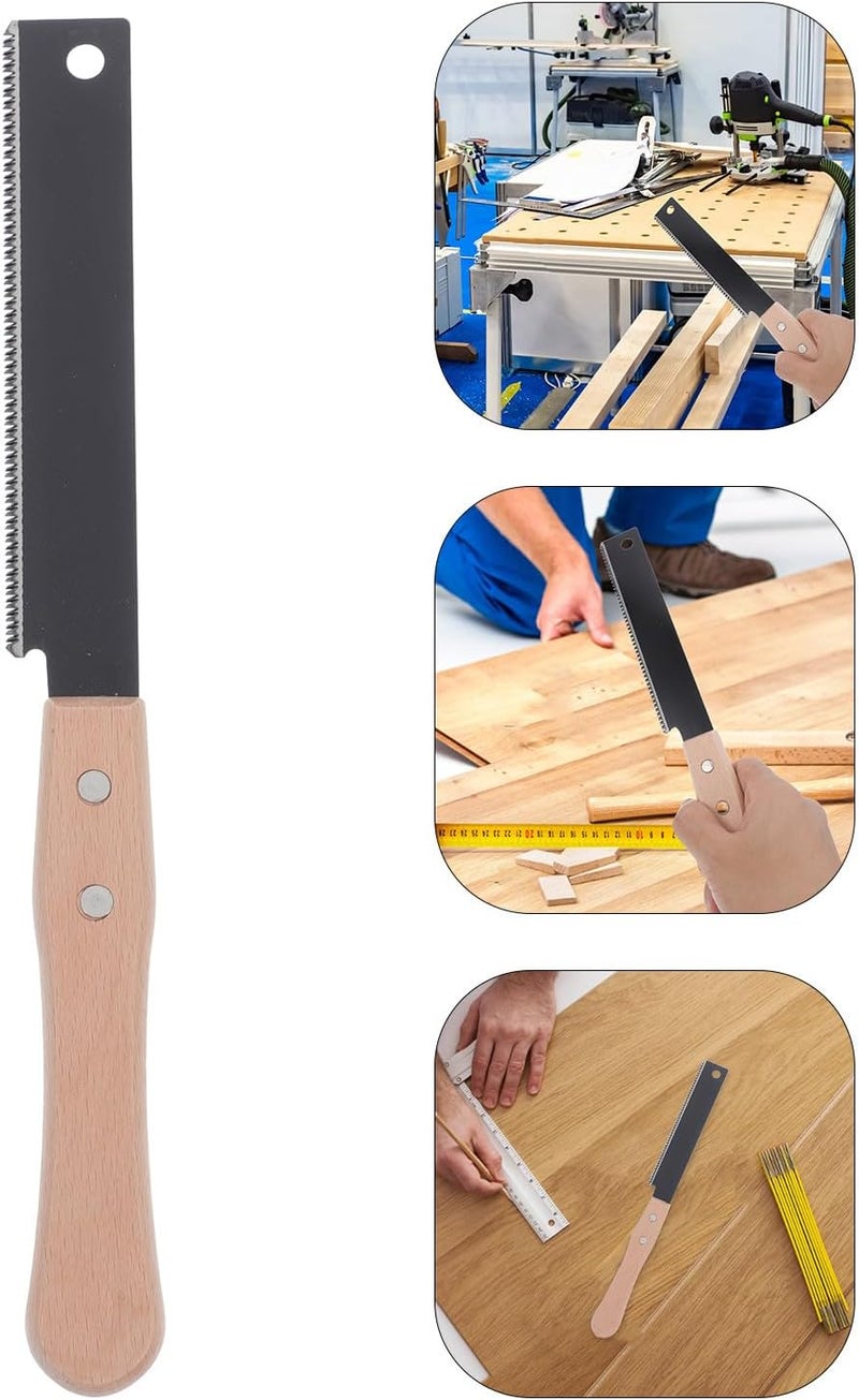 COHEALI High-efficiency Small Pull Saw with Fine Teeth, Hardened Smooth Blade Hand Saw for DIY Wood Craft and Tree Trimming - Image 5