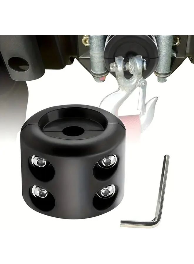 Red Rubber Cable Winch Stoppers For Truck UTV ATV With Quick Release Tool - Image 3
