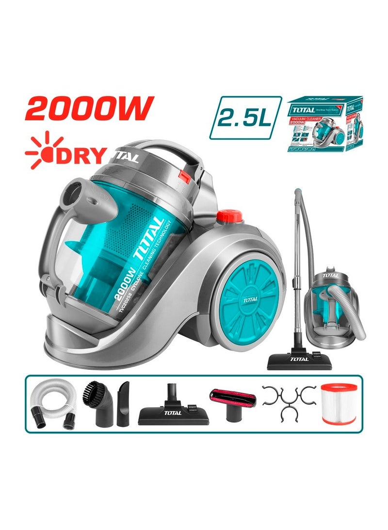 توتال مكنسة 2000 واط 2.5 لتر TVC20258 - Image 3