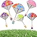 CPSYUB Easter Basket Stuffers Toys for Kids Easter Parachute Toys for Kids Easter Egg Fillers Ideas Gifts Outdoor Games for 4 6 8 10 12 Year Old Boys Girls 6 Pack - Image 2