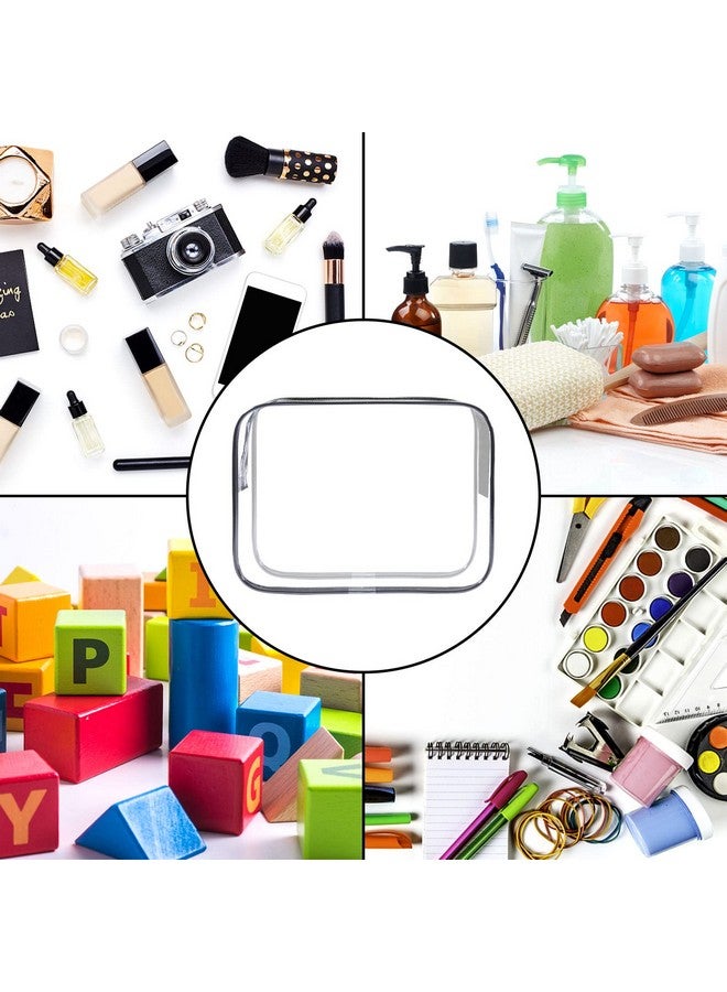 Lermende Polyester 2pcs Clear Toiletry Bag for Travelling, TSA Approved Travel Toiletry Bag, Carry On Airport Airline Compliant Bag Quart Sized 3-1-1 Kit Luggage Pouch - Image 4