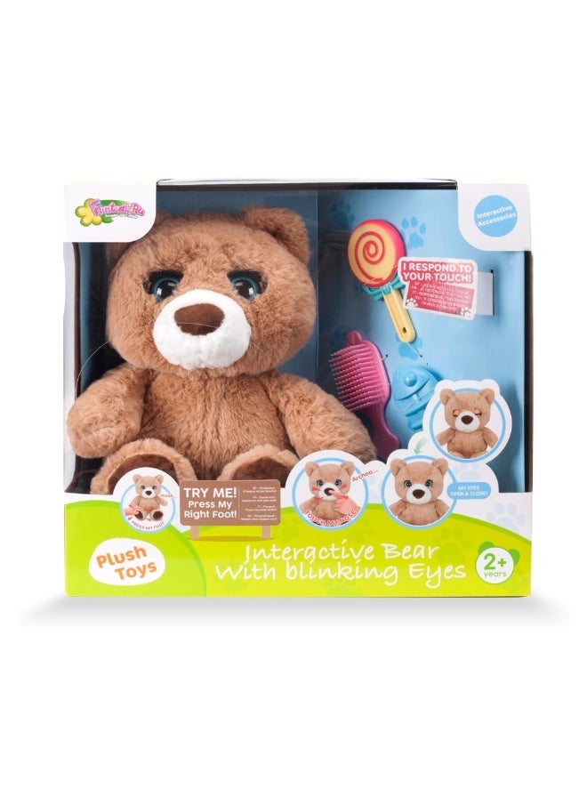 Generic Funtastic Pet Interactive Bear With Blinking Eyes - 9175  - Image 1
