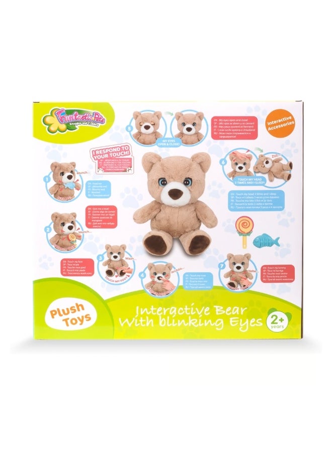 Generic Funtastic Pet Interactive Bear With Blinking Eyes - 9175  - Image 3