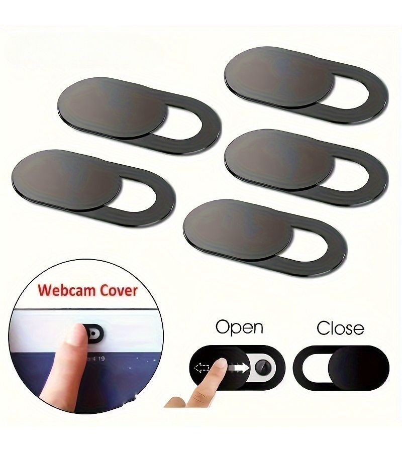 10 Pcs ABS Webcam Cover Slider For Phones PCs And Laptops Protect Your Privacy Rights With Easy Installation Computer Lens Occlusion Cover - Image 1