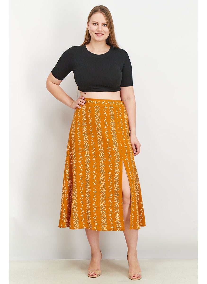 Women Pull On Allover Printed Midi Skirt, Orange Combo - pzsku/Z28ACF321DAAAD417EC55Z/45/_/1740492806/545e2b67-2744-4281-9942-86040e506869