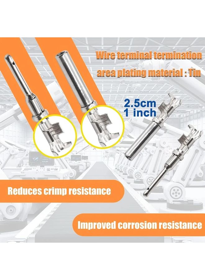78 Pcs 6 Pin Deutsch DTP Connector Kit Sealed Gray Automotive Electrical Wire Connectors - Image 4