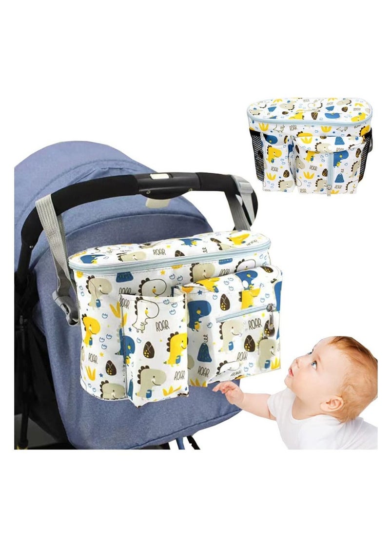 SYOSI SYOSI, Stroller Organizer Bag, Stroller Hanging Bag Portable Baby Basket, Multifunctional Storage Bag  - Image 1