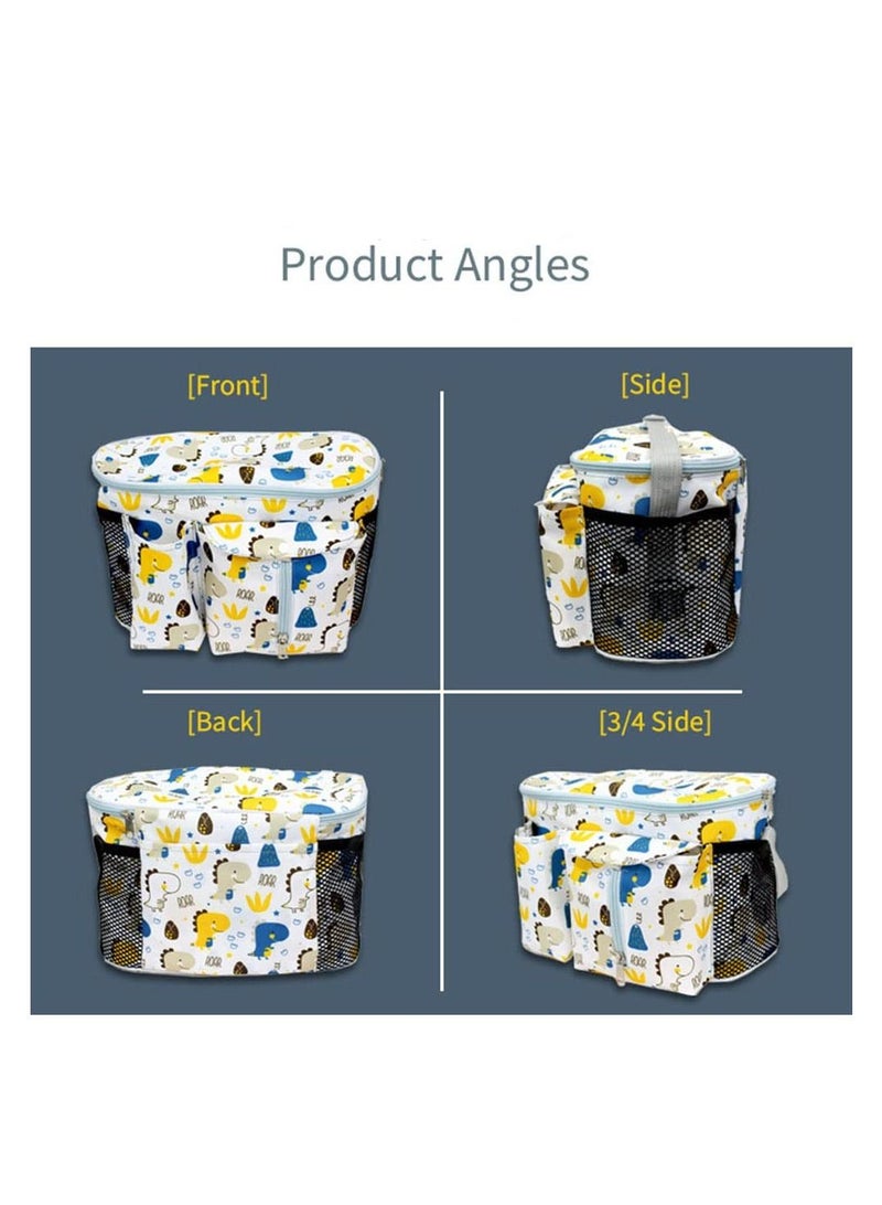 SYOSI SYOSI, Stroller Organizer Bag, Stroller Hanging Bag Portable Baby Basket, Multifunctional Storage Bag  - Image 5