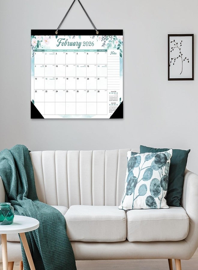 ZTX Desk Calendar 2025-2026 with Julian Date,Desk Calendar Wall Calendar from July 2025 to December 2026,18 Months Calendar Large17"×12" Floral Design for Office School Home & Classroom Planning - Image 5