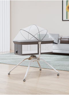 Soft Touch Baby Cot Baby Swing Bed Toddler Bassinet Foldable Baby Cradle for 0-18 Months  - Image 1