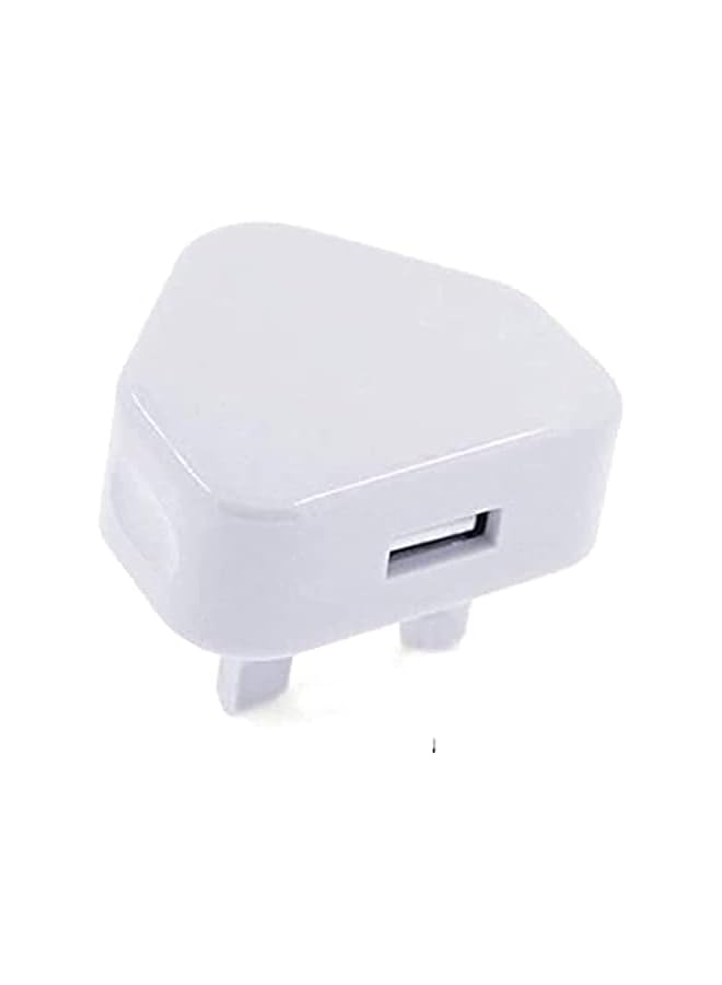 PROMASS UK Plug 3-Pin adapter charger USB Ports [White]  - Image 3