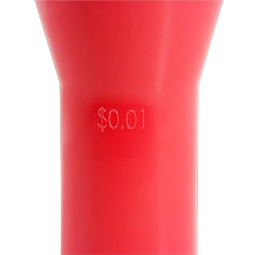 Cassida Coin Wrapping Tube fits Cassida C500/C850, Pennies, Red (A-C-1C) - Image 5