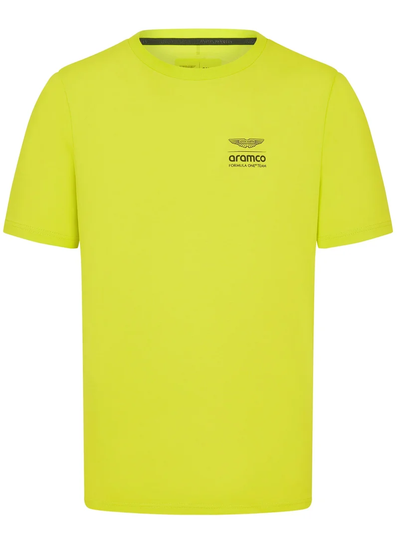 Aston Martin  Aston Martin Aramco F1 Men's Lifestyle Printed T-shirt for Men | Best Price UAE