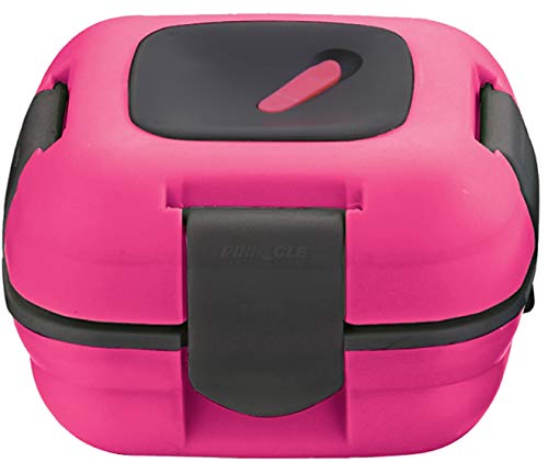 Pinnacle Insulated Leak Proof Lunch Box for Adults and Kids  Thermal Lunch Container With NEW Heat Release Valve 16 oz Pink