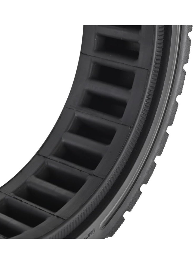 Generic 10 x 2.5-7 Solid Rubber Tyres 10 Inch Solid Tyres for Xiaomi 4 Pro/4 Pro Plus/4 Pro Max Electric Scooter Replacement Tyres Solid Tyres Honeycomb Tyres Non-Slip Puncture Proof (Black, 1 Piece)  - Image 4