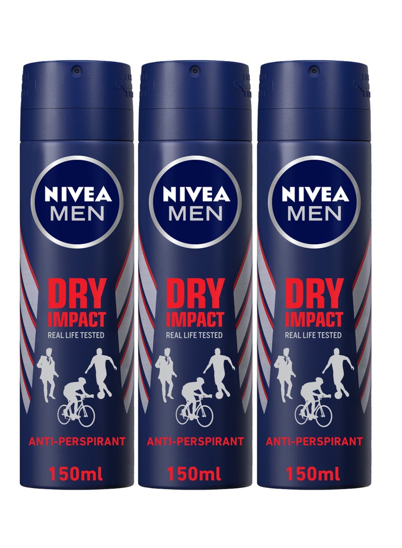 Nivea بخاخ مضاد للتعرق تأثير جاف عبوة من 3 - Image 1