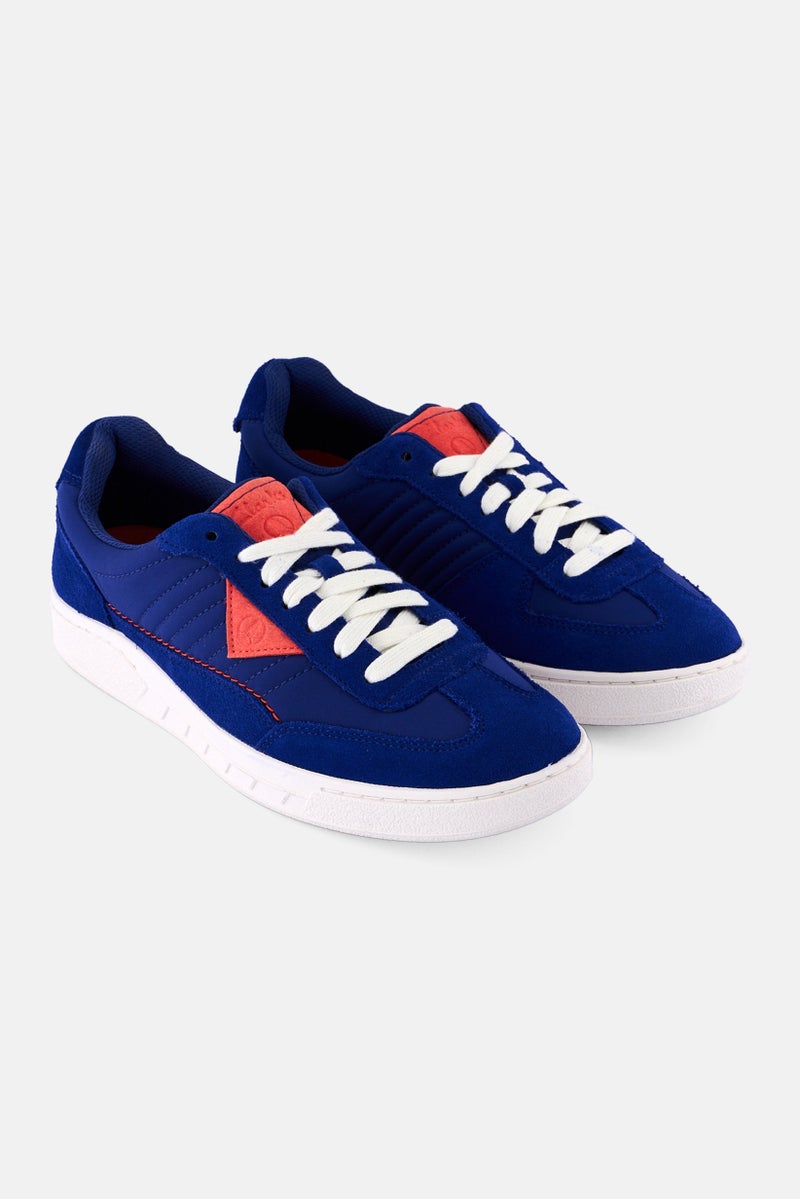 clarks Men Standard Craft Rally Ace Lace Up Casual Shoes, Blue - Image 1