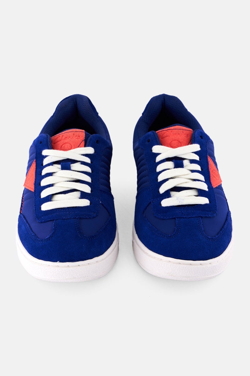 clarks Men Standard Craft Rally Ace Lace Up Casual Shoes, Blue - Image 4