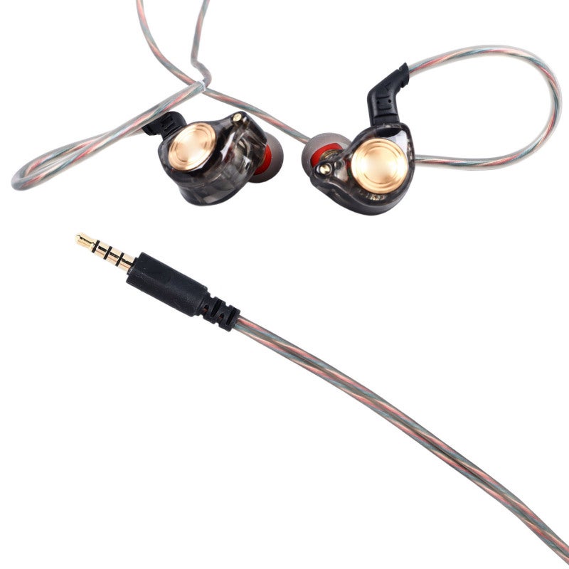 QKZ Wired Dynamic Earphone with Volume Control Clear Sound - Ergonomic Heavy Bass Earbuds with Mic for Music Players - Image 2