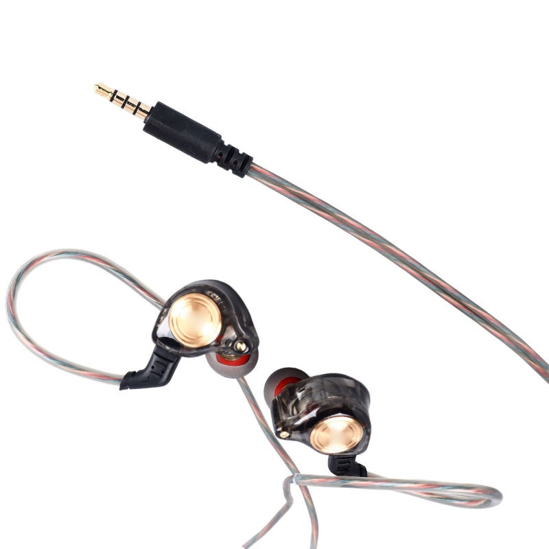 QKZ Wired Dynamic Earphone with Volume Control Clear Sound - Ergonomic Heavy Bass Earbuds with Mic for Music Players - Image 4