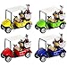 Jerify Mini Golf Cart Model Toy Metal Pull Back Action Cart 136 Scale Golfcart Pullback Vehicle Toys for Golf Party Birthday Decor Dollhouse Cake Toppers 39 Inch4 Pcs - Image 2