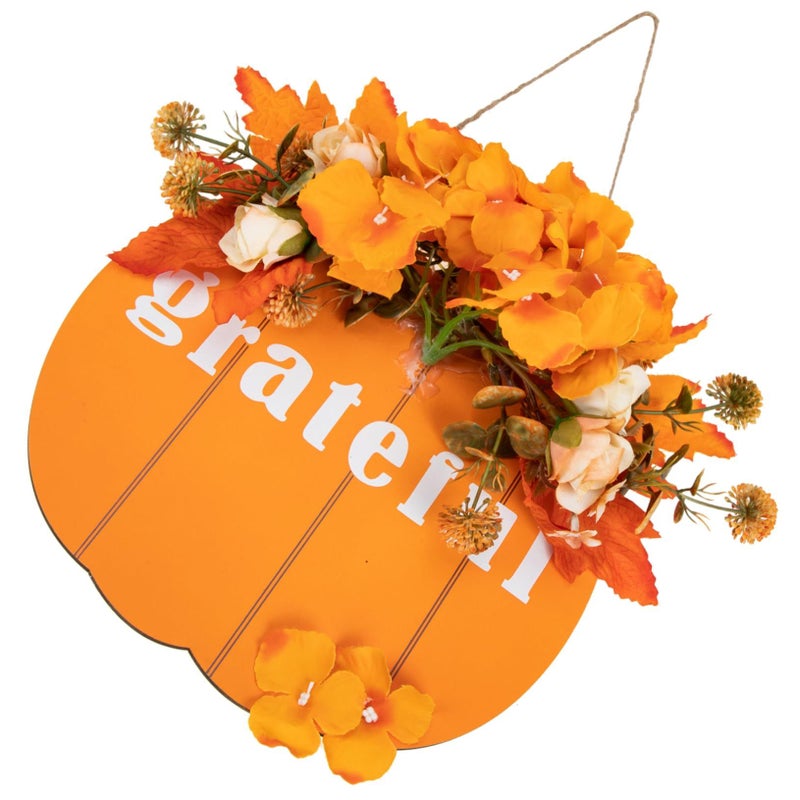 Artificial Hydrangea Garland Wreath Fall Thanksgiving Decor Non Wilting Door Wall Hanging - Image 2
