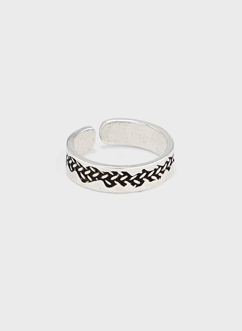 Seventy Five Embossed Ring