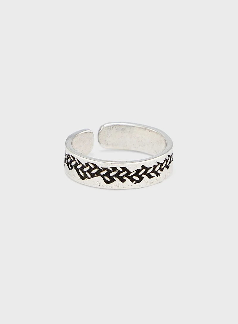 Seventy Five Embossed Ring