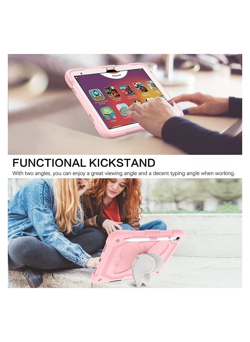 iPad 10.9 Case 2022 10th Generation erfly Wings Kickstand 3D Heavy Duty Rugged Shockproof Full Body Protective Tablet for Inch Gen Kids - Image 3
