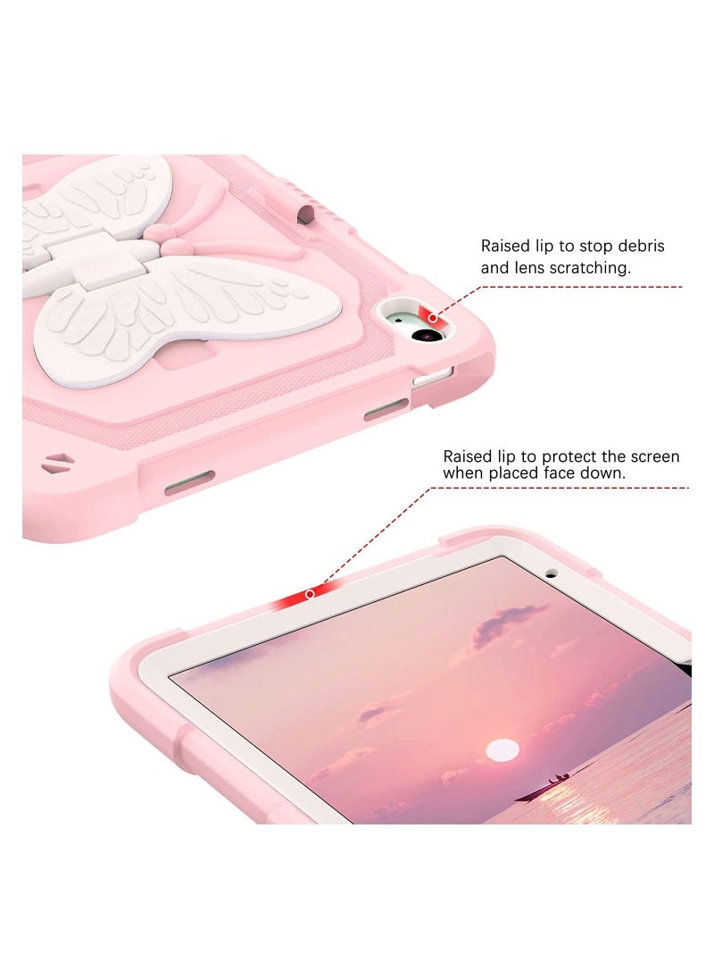 iPad 10.9 Case 2022 10th Generation erfly Wings Kickstand 3D Heavy Duty Rugged Shockproof Full Body Protective Tablet for Inch Gen Kids - Image 5