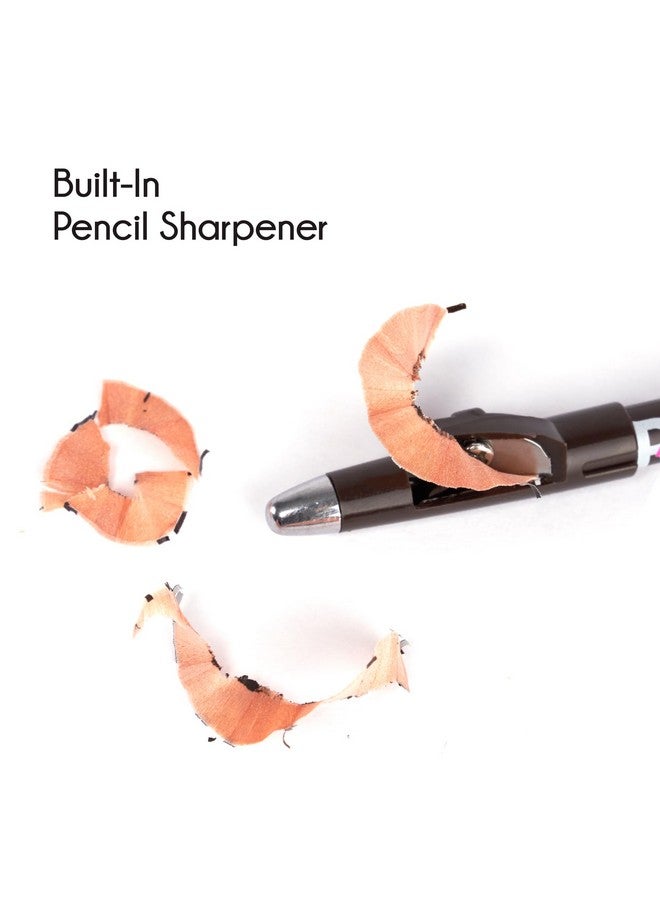 روبي كيسيز قلم حواجب خشبي من كيس جو براو - بني غامق (6 قطع) - Image 5