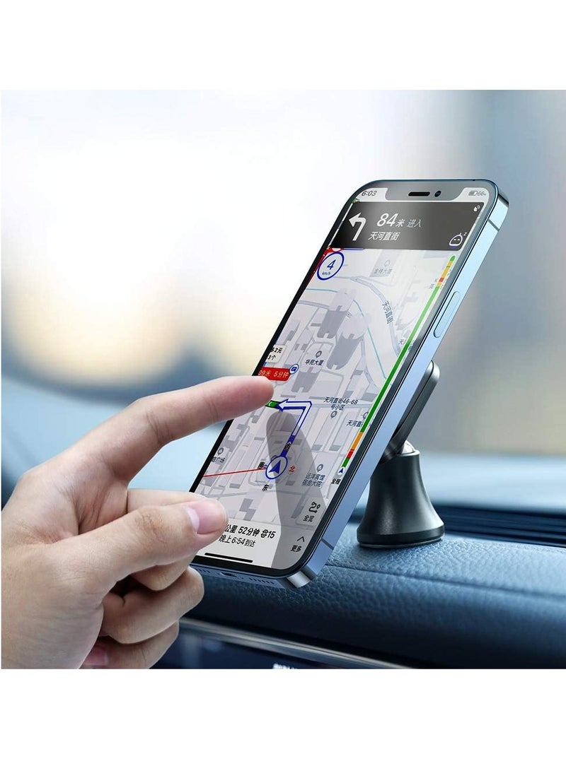 ELTRAZONE "360° Magnetic Car Phone Mount – Dashboard Holder for Smartphones and Mini Tablets" - Image 2