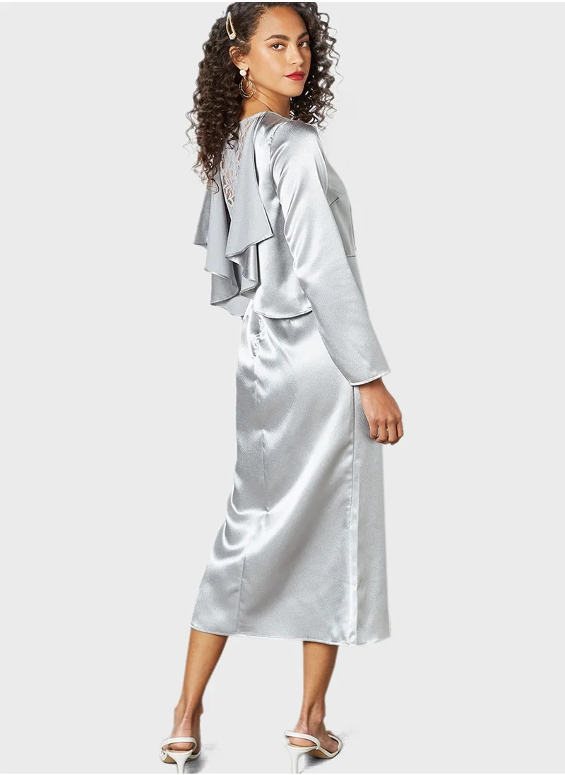 SIVVI for HANIYA Crew Neck Knitted Dress