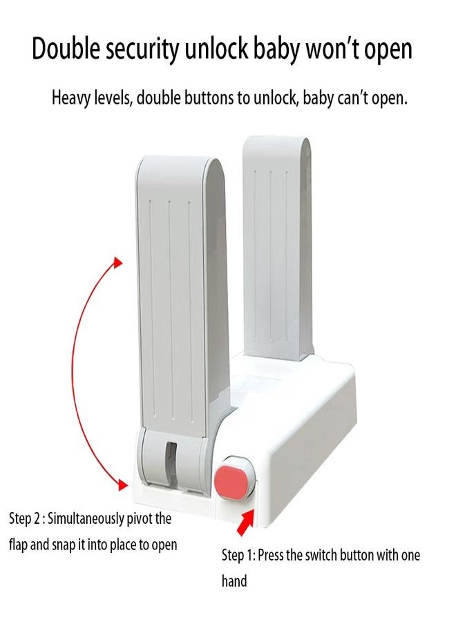 QL-LINRUN Door Lever Lock (1-Pack) - No Drill 3M Adhesive Door Lever Locks for Doors, Universal Fit & Damage-Free Removal - Rental Friendly, Invisible Design with 22lbs Lab-Tested Strength - Image 3