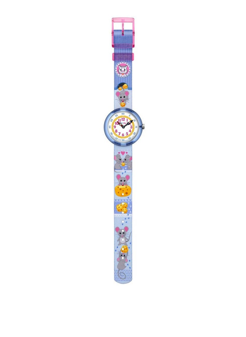 Swatch Girls Mice In Love Quartz Movement Water Resistant Wrist Watch - 25 Mm  - Image 2