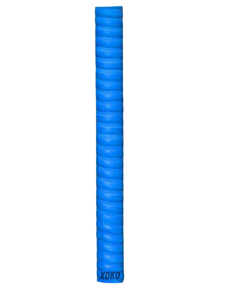 xoko Cricket Bat Coil Grip, Anti-Slip Rubber Handle, Ultra Tacky Performance Grip for Enhanced Control, Pack of 1 (BLUE) - Image 1