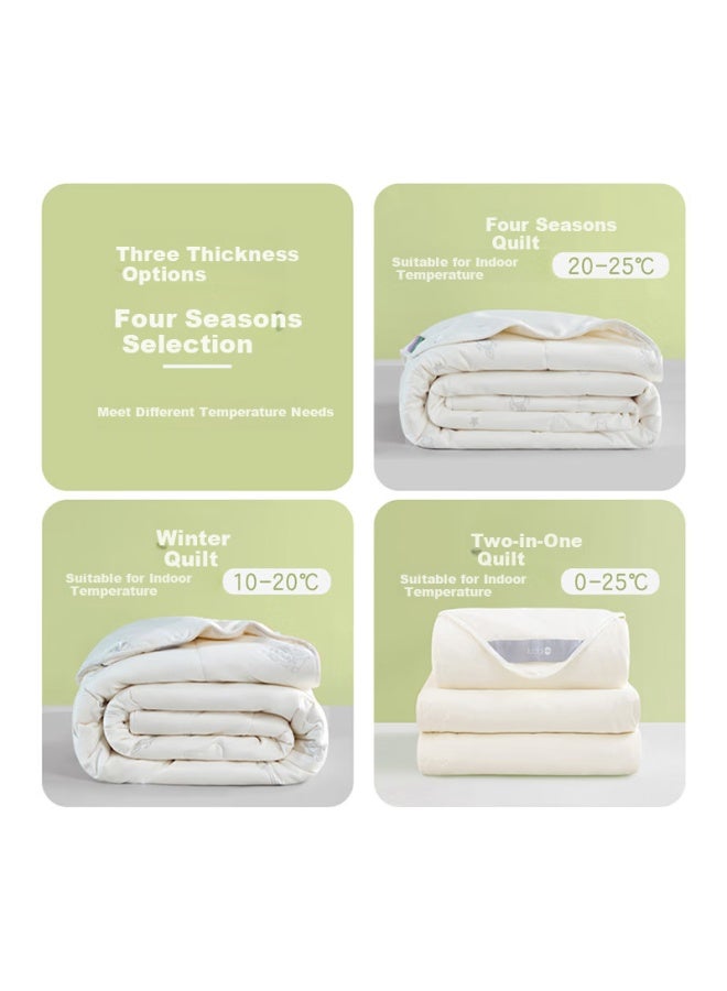 Luolai Children's Maternity A-class Pure Cotton Silk Quilt, Student Dormitory Children's Single Bed Quilt, All-cotton Spring And Autumn Four-season Quilt, 150*215cm