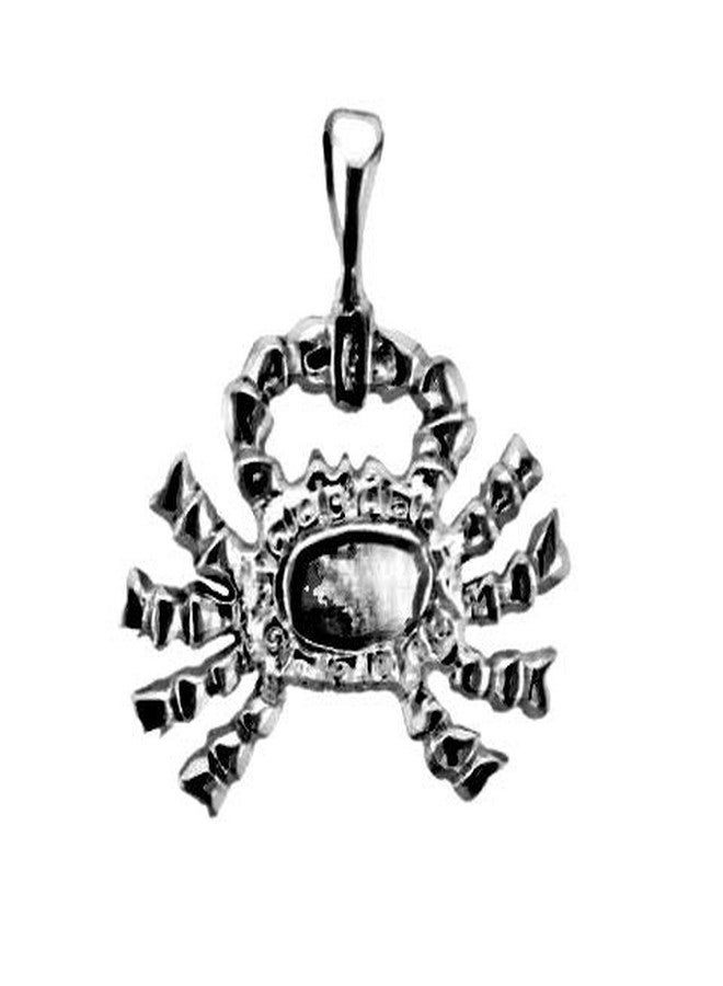 ELOISH Sterling Silver Cancer sun sign (or Karka Rashi in Vedic astrology) Zodiac Pendant - Image 1