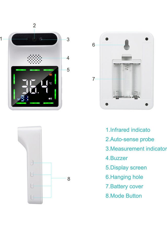 NIBEMINENT Touchless IR Thermometer With Stored Data - Image 3