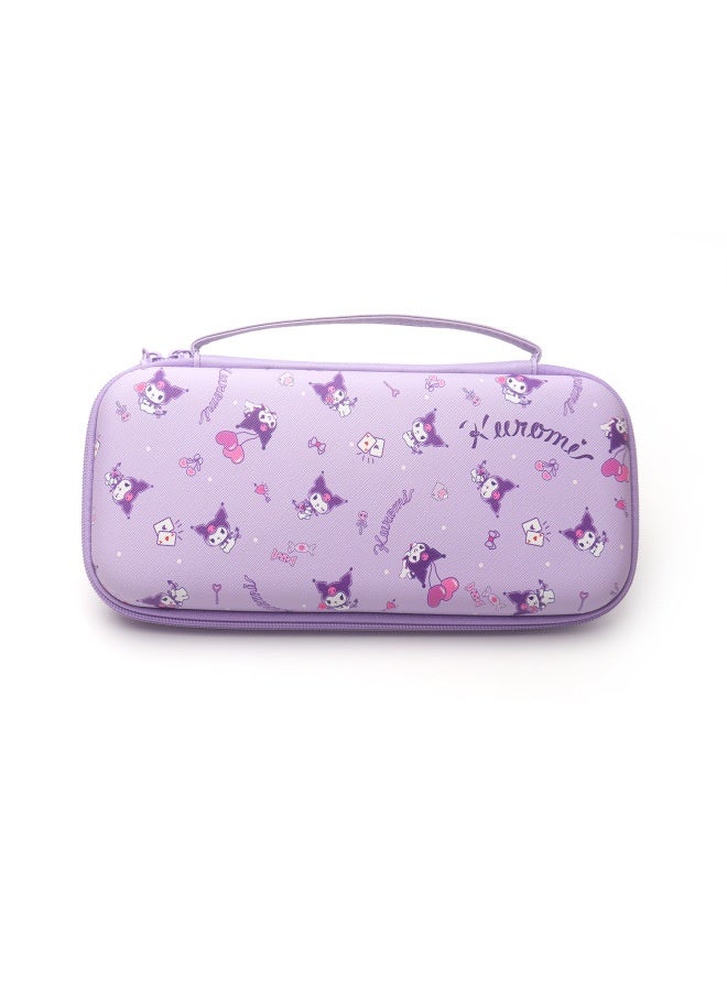 Nintendo Swich Storage Bag OLED Storage Bag EVA Hard Bag Thickened Hard Protective Case Suit-Product Color:Purple Culomi-ns/battery Life Version/oled Storage Bag  - Image 1