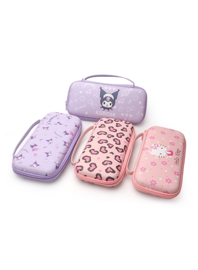 Nintendo Swich Storage Bag OLED Storage Bag EVA Hard Bag Thickened Hard Protective Case Suit-Product Color:Purple Culomi-ns/battery Life Version/oled Storage Bag  - Image 4