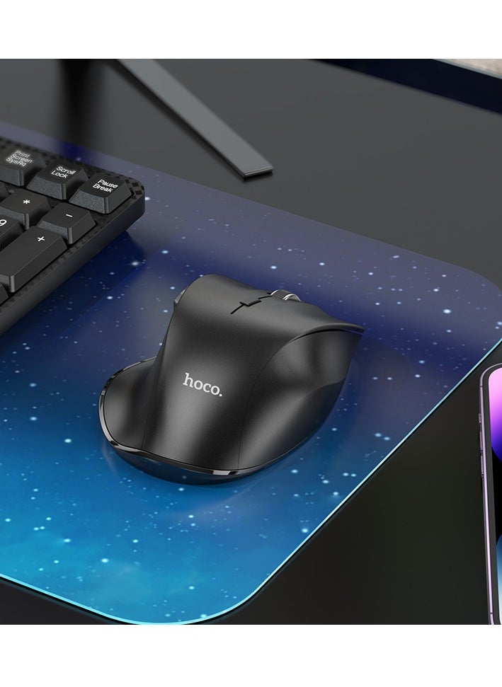 hoco. - hoco GM24 Mystic Six-Button Dual-Mode Business Wireless Mouse – 2.4G/Bluetooth, Adjustable DPI, Lightweight Design - Image 1