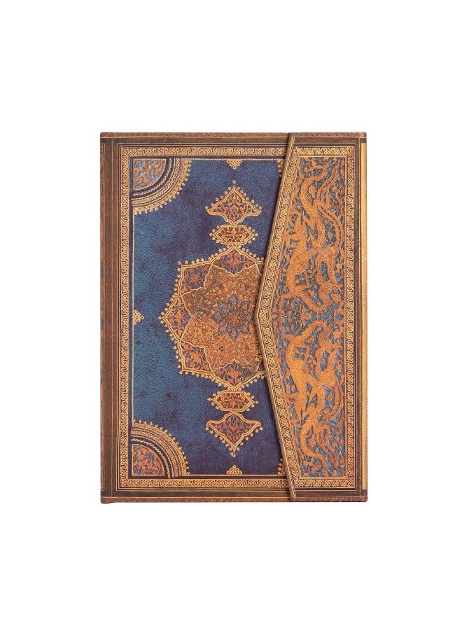 Safavid Indigo (Safavid Binding Art) Midi Unlined Hardcover Journal  - Image 1