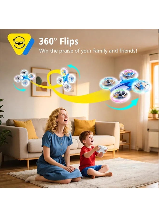 Plastic Toy Drone for Kids – Lightweight Remote Control Quadcopter, Safe and Easy to Fly with Stable Hovering - Image 2
