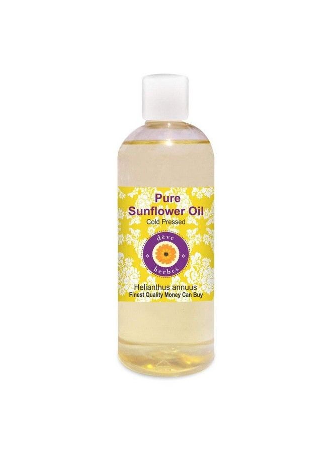 Deve Herbes - Pure Sunflower Oil (Helianthus Annuus) 100% Natural Therapeutic Grade Cold Pressed 200Ml - Image 1