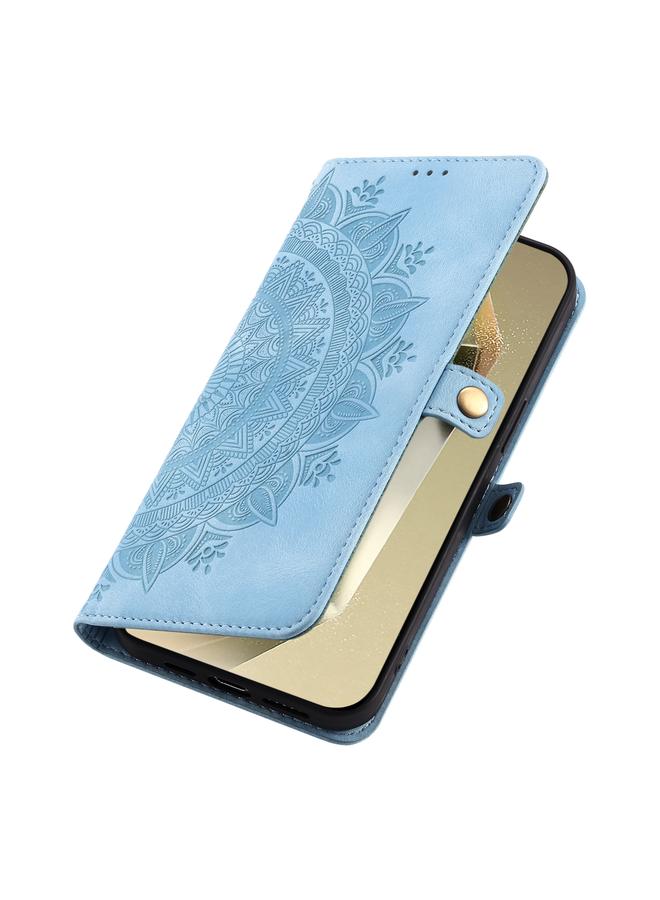 اس-توب جراب لهاتف Samsung Galaxy S24 5G جراب هاتف من الجلد المنقوش بنقشة الطوطم - Image 4