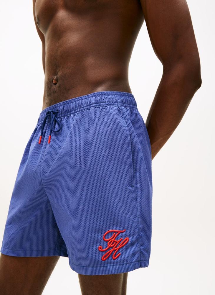TOMMY HILFIGER Ithaca Stripe Mid Length Swim Shorts - Image 3