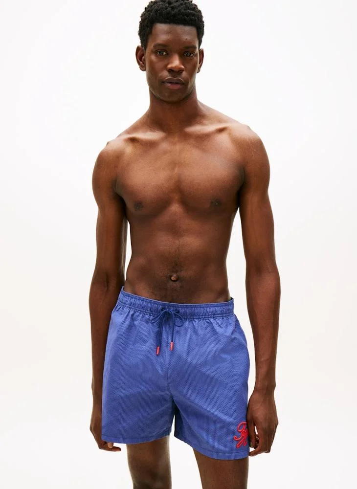 تومي هيلفيغر Ithaca Stripe Mid Length Swim Shorts