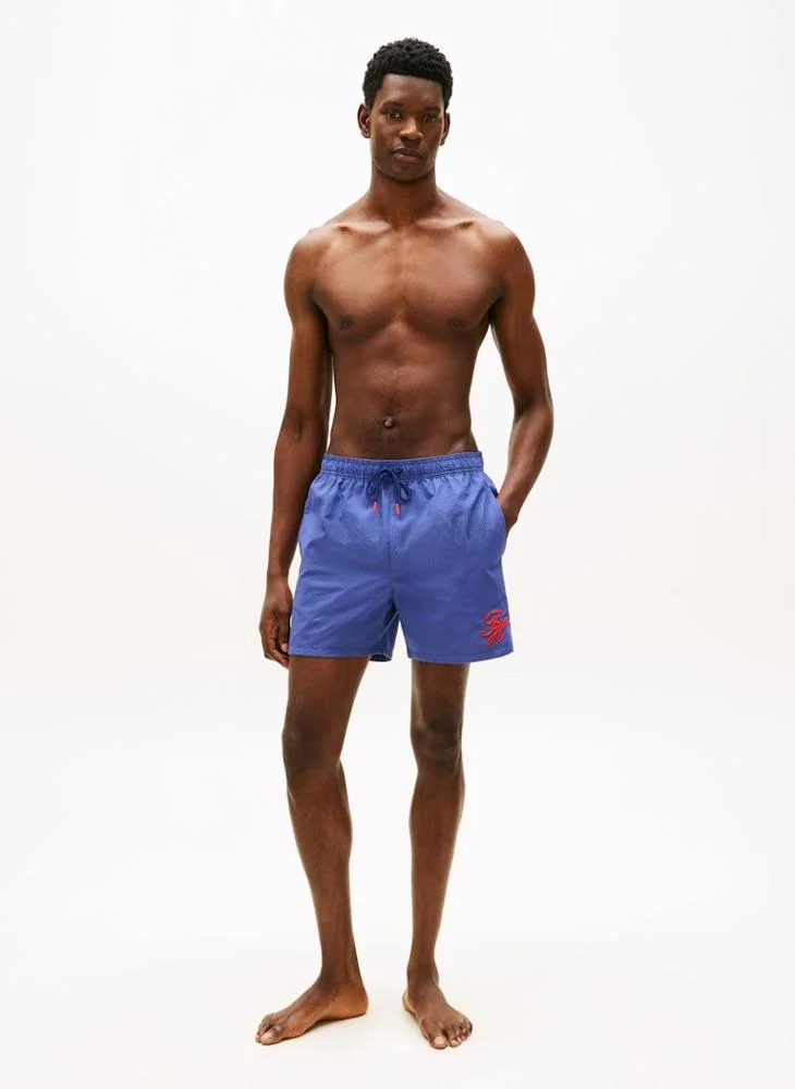 Tommy Hilfiger  Ithaca Stripe Mid Length Swim Shorts for Men | Best Price UAE