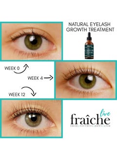 Live Fraiche Organic Castor Oil (2oz) + FREE Lash Mascara Kit - USDA Approved Pure Cold Pressed Natural Hair & Eyebrow Growth Treatment - Live Fraiche  - Image 3